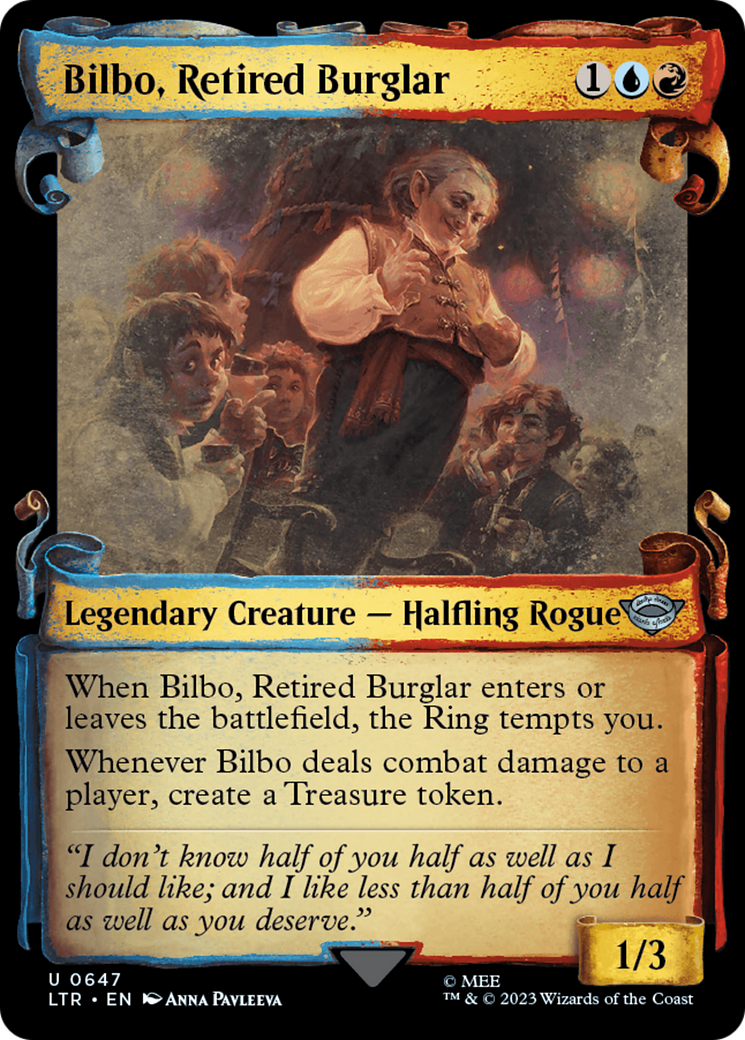 {C} Bilbo, Retired Burglar [The Lord of the Rings: Tales of Middle-Earth Showcase Scrolls][LTR 647]
