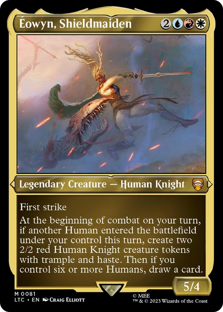 {R} Eowyn, Shieldmaiden (Display Commander) [The Lord of the Rings: Tales of Middle-Earth Commander][LTC 081]