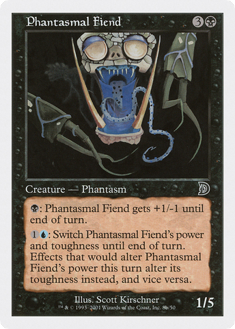 {C} Phantasmal Fiend (Black Background) [Deckmasters][DKM 8B]
