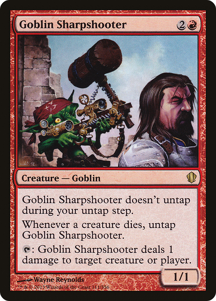 {R} Goblin Sharpshooter [Commander 2013][C13 111]