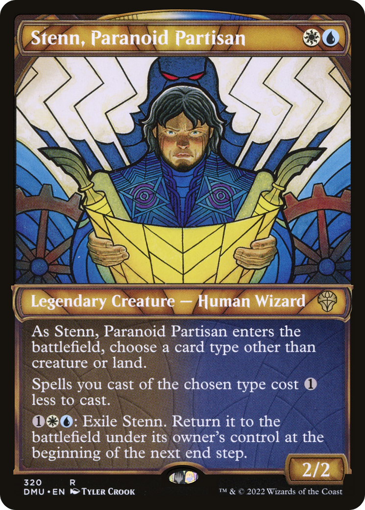 {R} Stenn, Paranoid Partisan (Showcase) [Dominaria United][DMU 320]