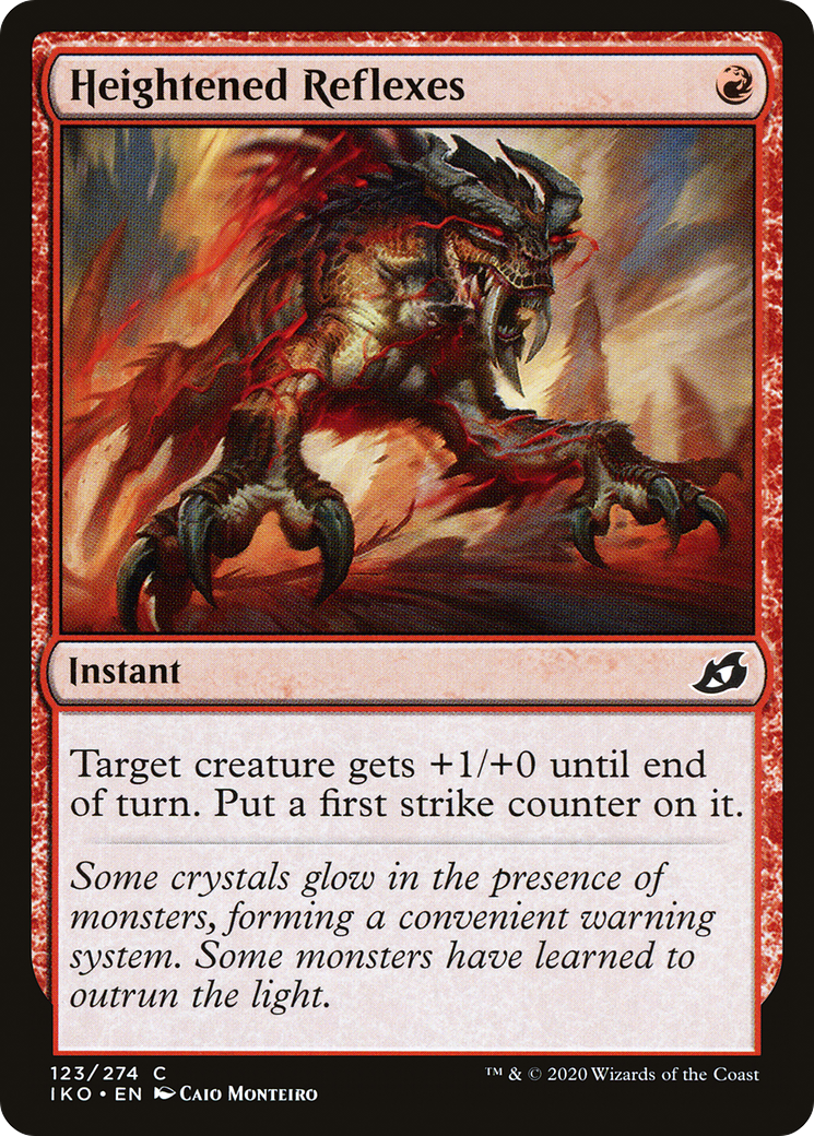 {C} Heightened Reflexes [Ikoria: Lair of Behemoths][IKO 123]