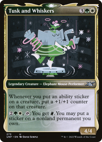 {C} Tusk and Whiskers (Showcase) [Unfinity][UNF 273]