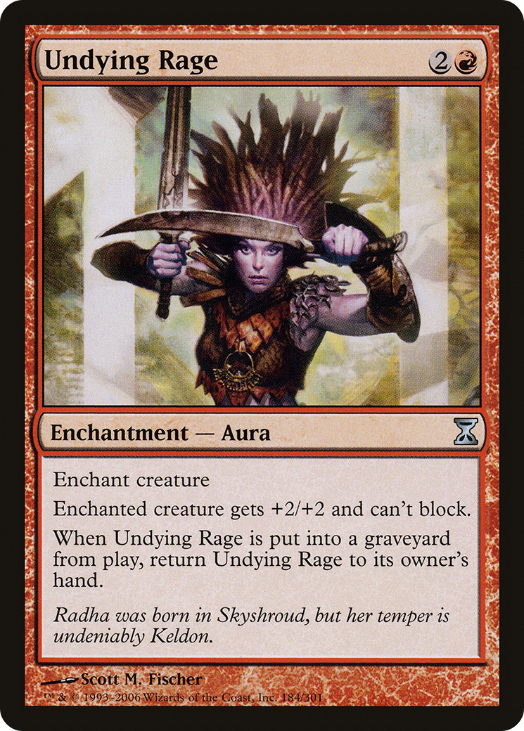 {C} Undying Rage [Time Spiral][TSP 184]