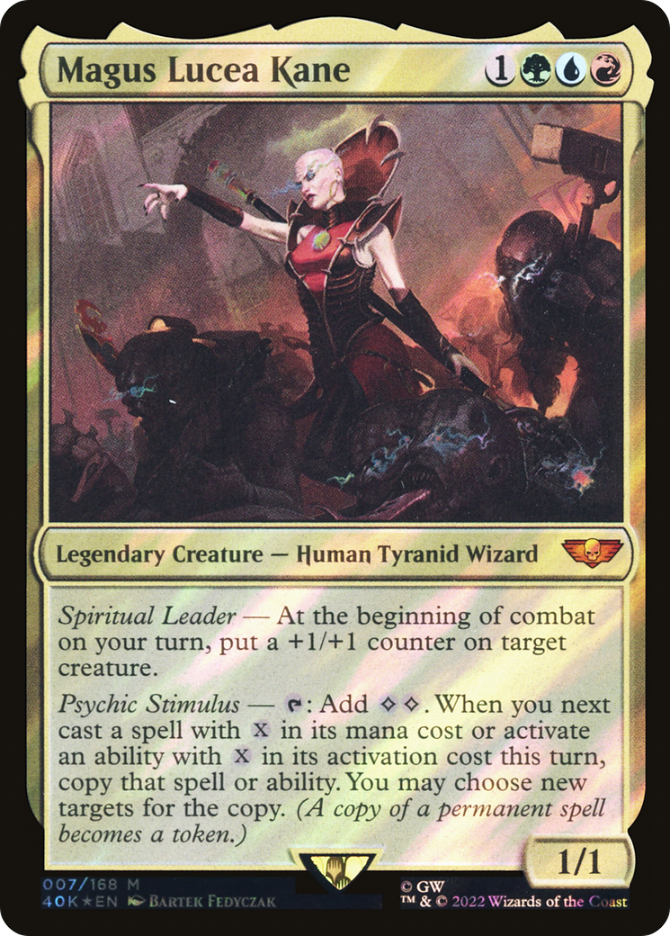 {R} Magus Lucea Kane (Surge Foil) [Universes Beyond: Warhammer 40,000][SF 40K 007]