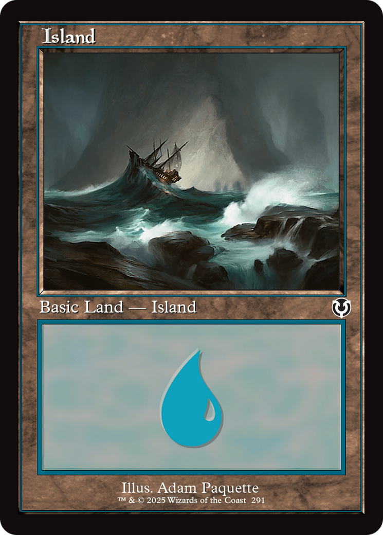{B}[INR 291] Island (291) (Retro Frame) [Innistrad Remastered]