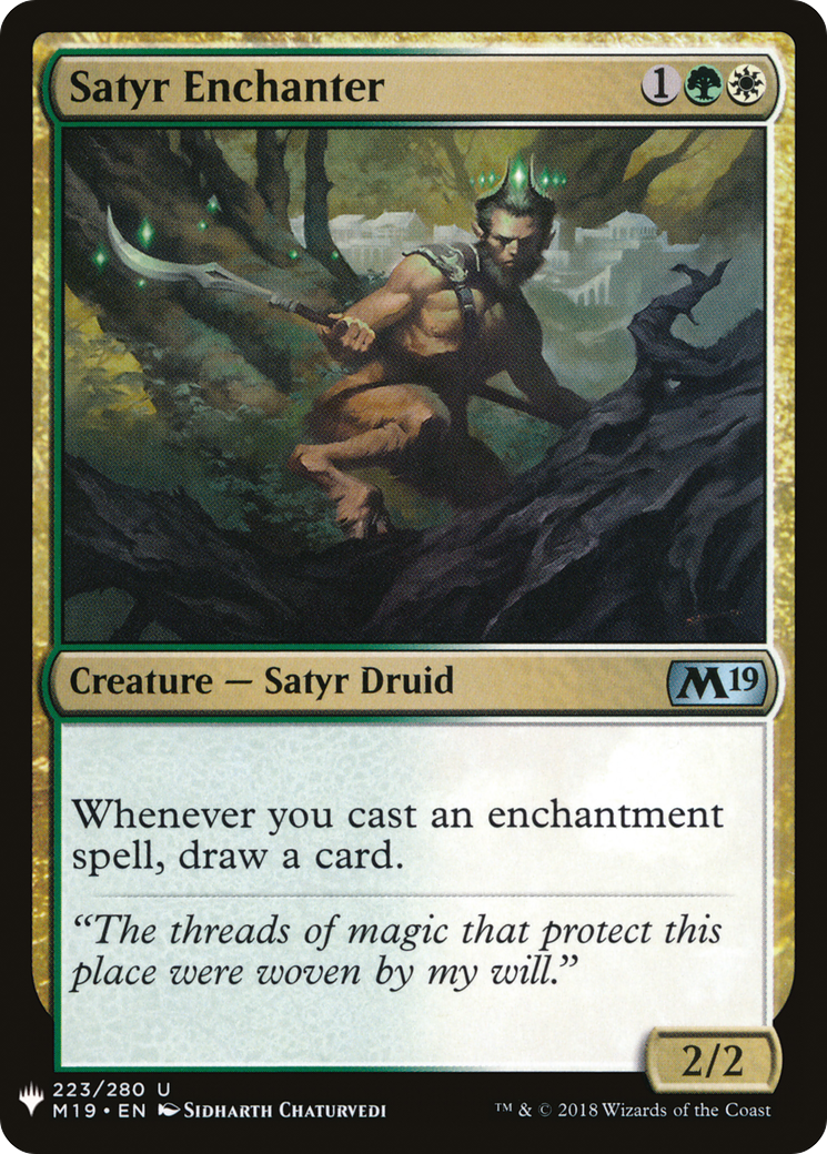{C} Satyr Enchanter [Mystery Booster][LS M19 223]