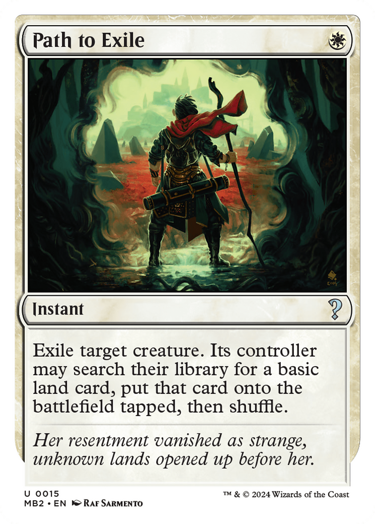 {C} Path to Exile (White Border) [Mystery Booster 2][MB2 015]