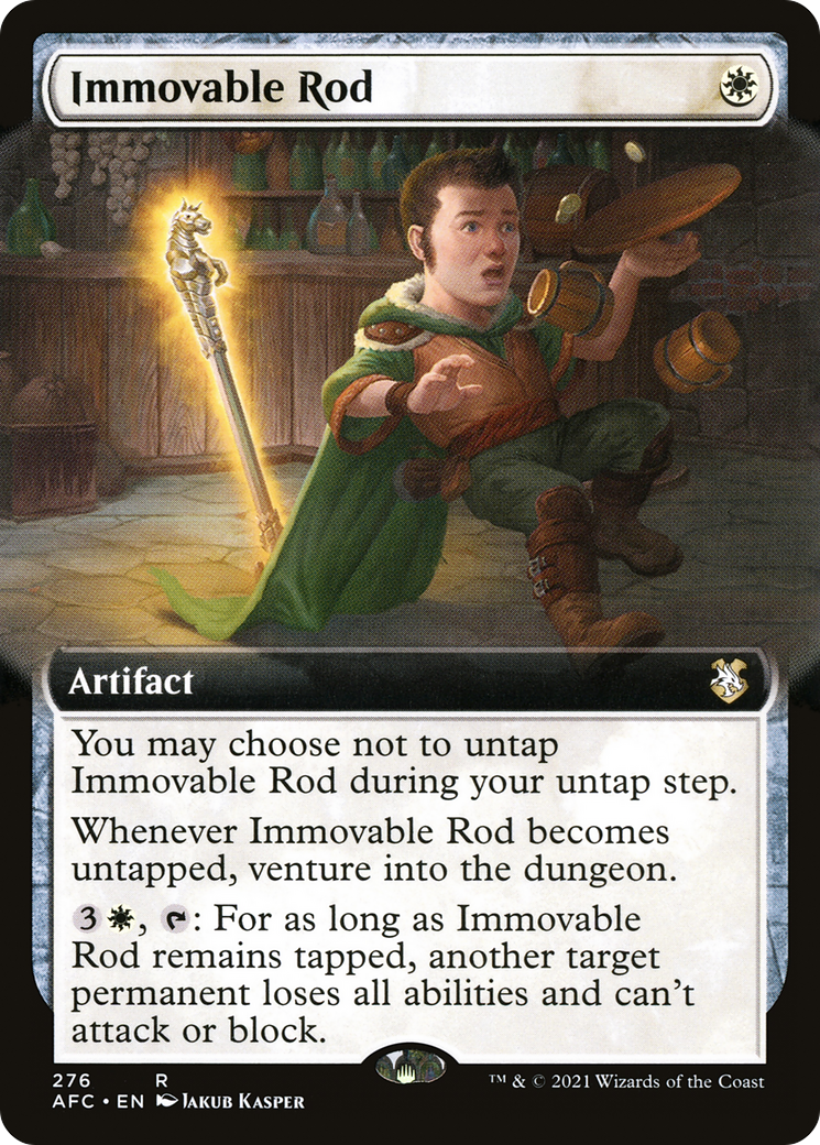 {R} Immovable Rod (Extended Art) [Dungeons & Dragons: Adventures in the Forgotten Realms Commander][AFC 276]
