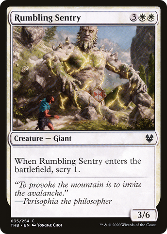 {C} Rumbling Sentry [Theros Beyond Death][THB 035]