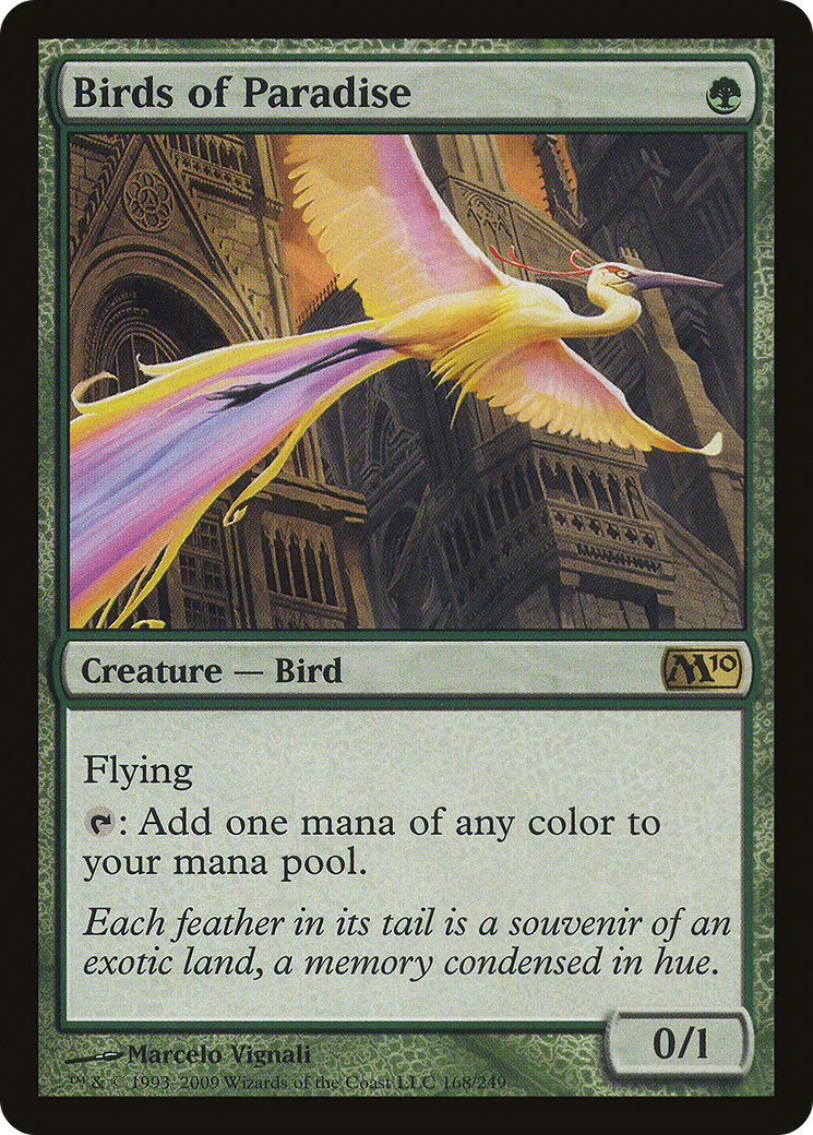 {R} Birds of Paradise [Magic 2010][M10 168] - Misty Mountain Games