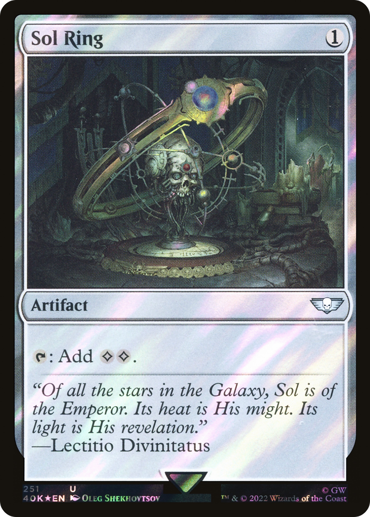 {C} Sol Ring (251) (Surge Foil) [Universes Beyond: Warhammer 40,000][SF 40K 251]