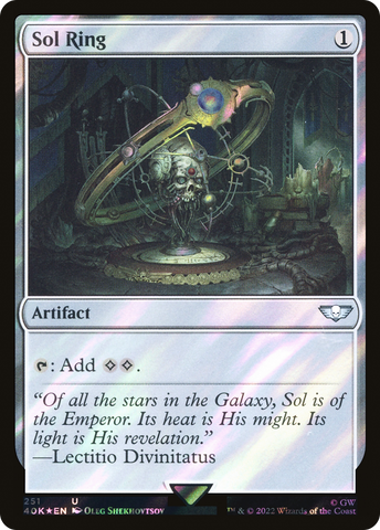{C} Sol Ring (251) (Surge Foil) [Universes Beyond: Warhammer 40,000][SF 40K 251]