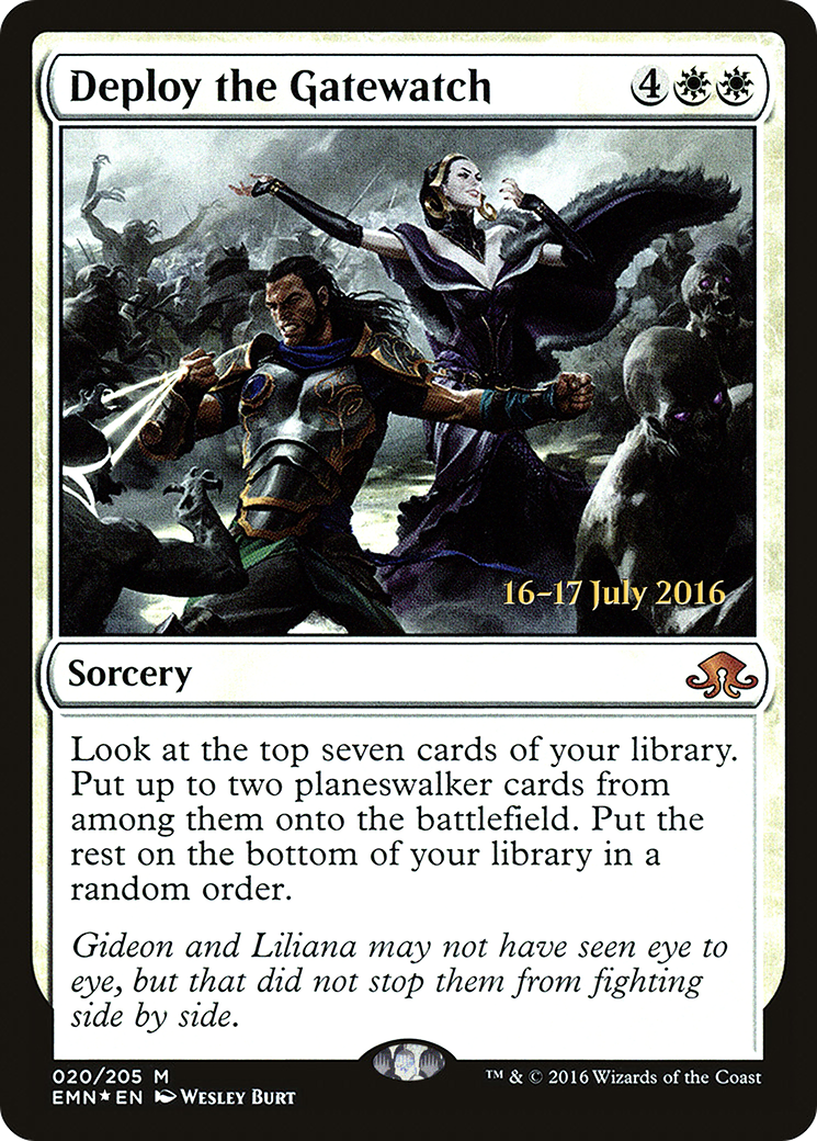{R} Deploy the Gatewatch [Eldritch Moon Prerelease Promos][PR EMN 020] - Misty Mountain Games