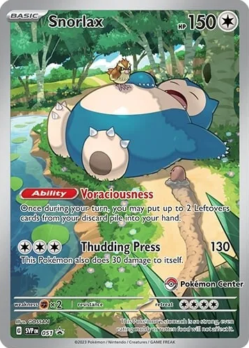 [PKM] Snorlax (051) (Pokemon Center) [Scarlet & Violet: Black Star Promos]