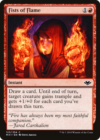 {C} Fists of Flame [Modern Horizons][MH1 123]