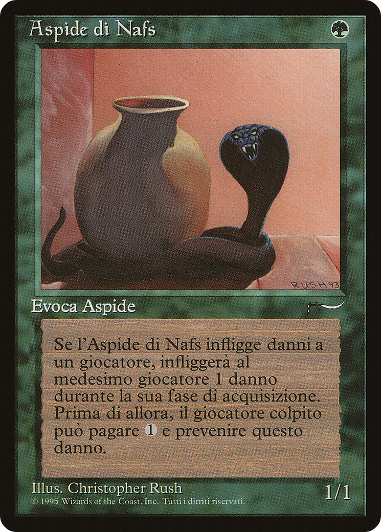 {C} Nafs Asp (Italian) - "Aspide di Nafs" [Rinascimento][RIN 132]
