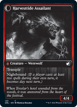 {C} Harvesttide Infiltrator // Harvesttide Assailant [Innistrad: Double Feature][DBL 143]