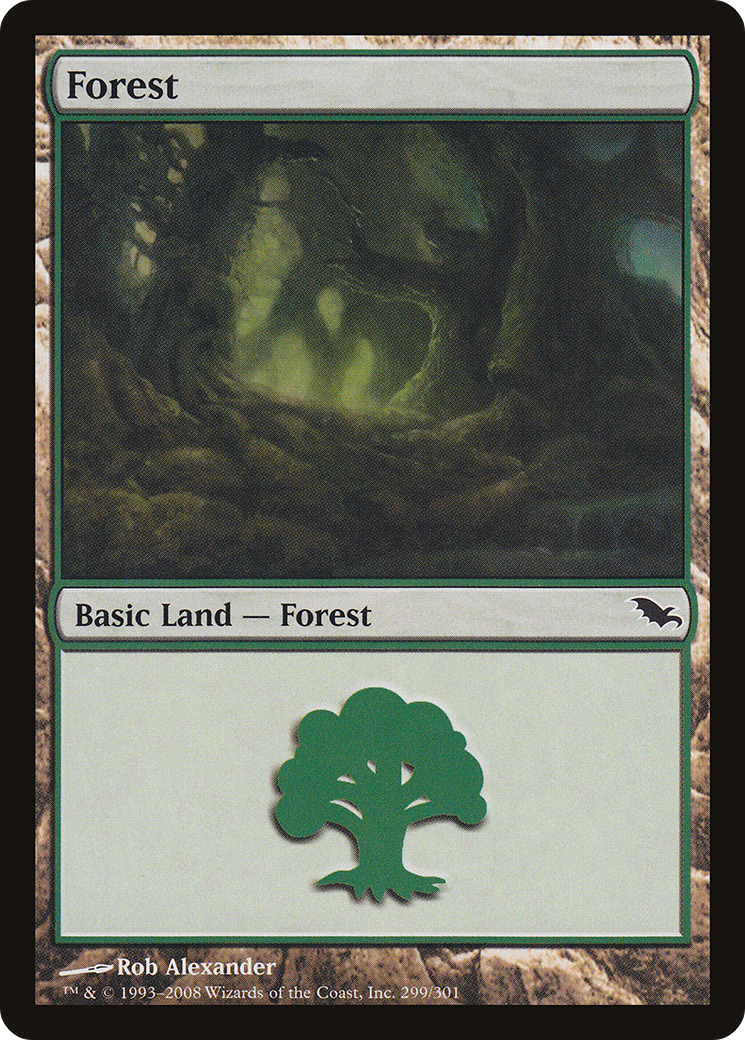 {B}[SHM 299] Forest (299) [Shadowmoor]