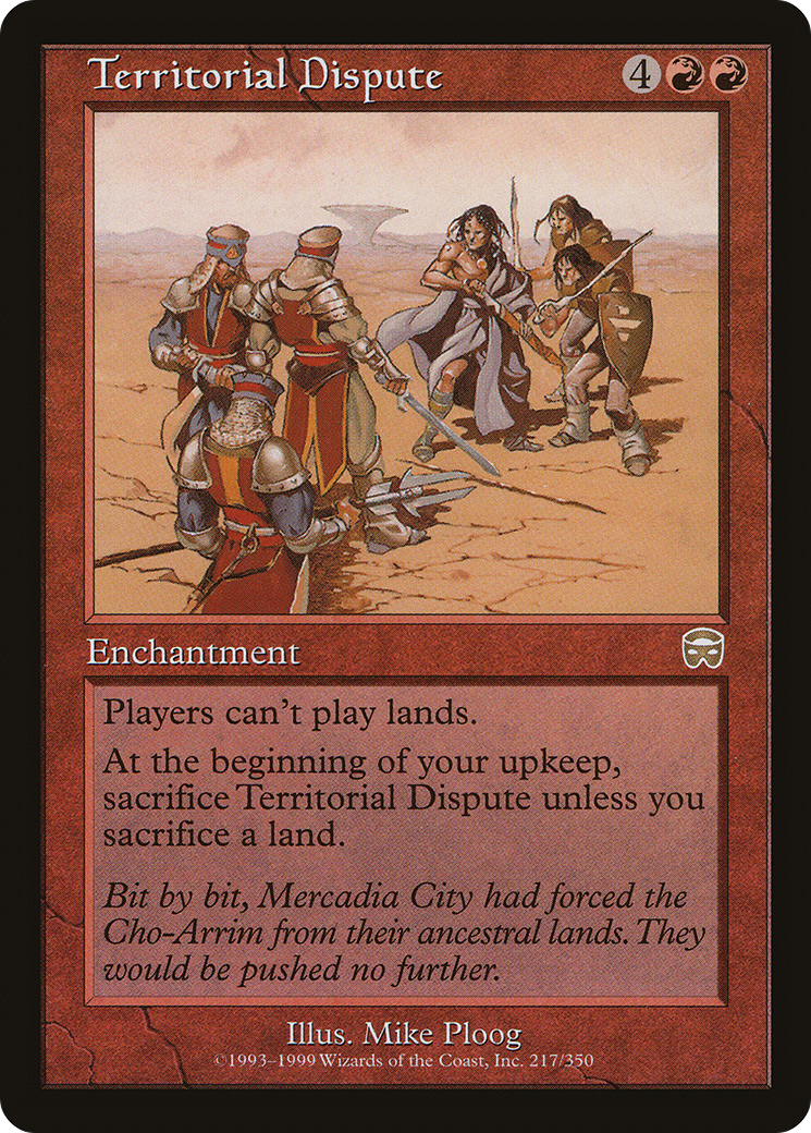 {R} Territorial Dispute [Mercadian Masques][MMQ 217] - Misty Mountain Games