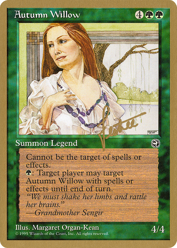 {R} Autumn Willow (Bertrand Lestree) [Pro Tour Collector Set][GB PTC BL83]