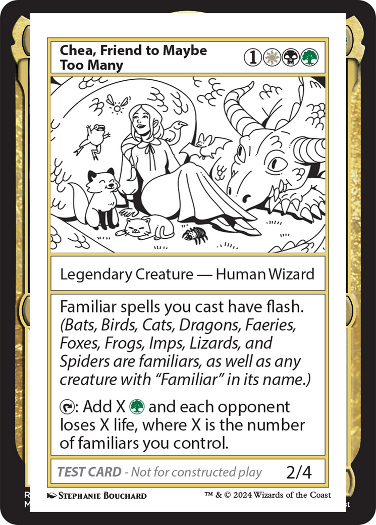 {C} Chea, Friend to Maybe Too Many [Mystery Booster 2 Playtest Cards][MB2 PLAYTEST]