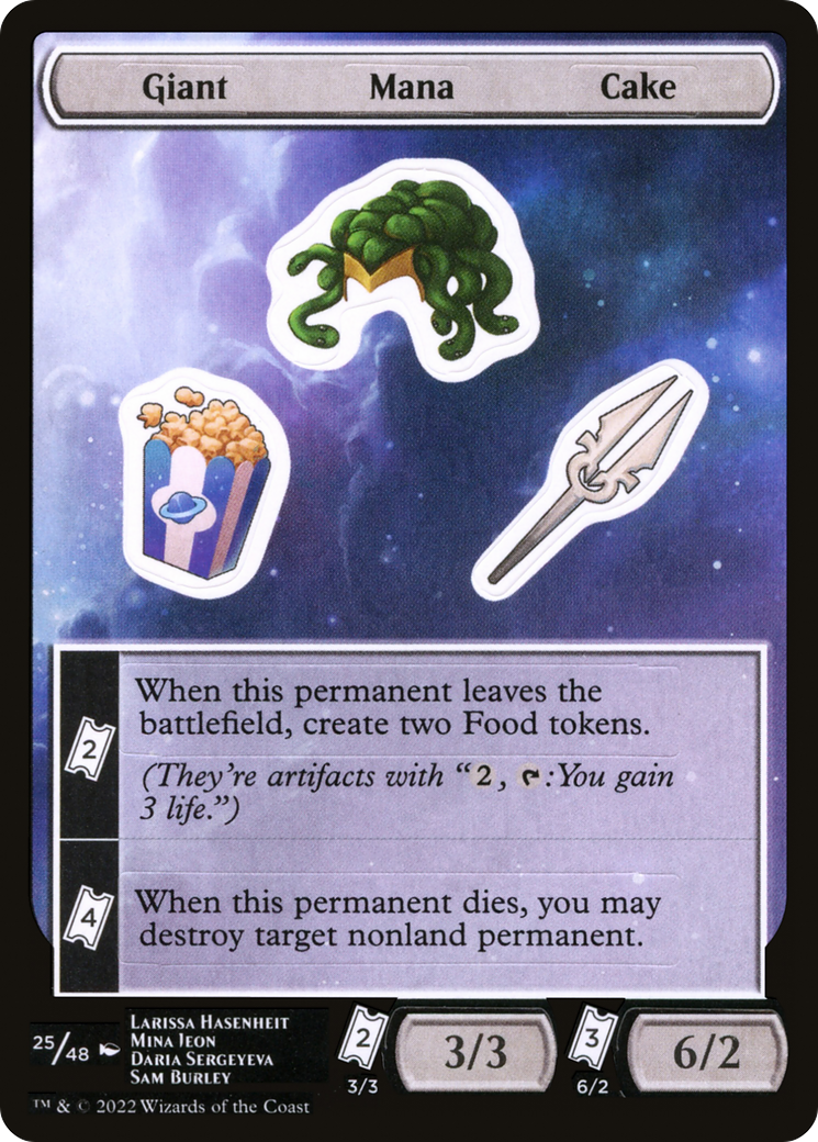 {C} Giant Mana Cake [Unfinity Stickers][SUNF 025]