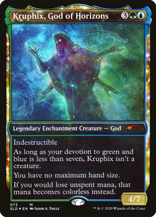 {R} Kruphix, God of Horizons (Foil): (enchantment, Showcase) [Secret Lair Drop Series] [SLD 073]