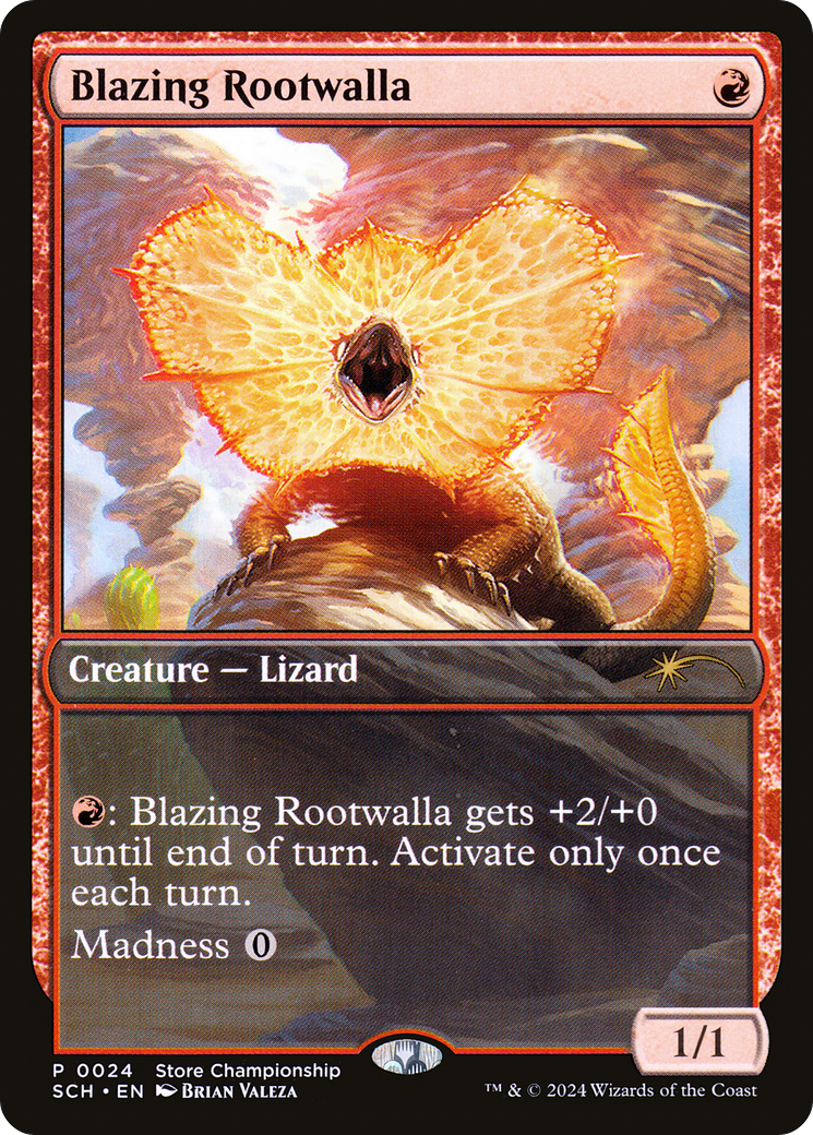 {R} Blazing Rootwalla [World Championship 2024][SCH 024]