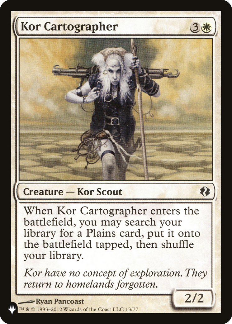 {C} Kor Cartographer [LIST DDI-13]