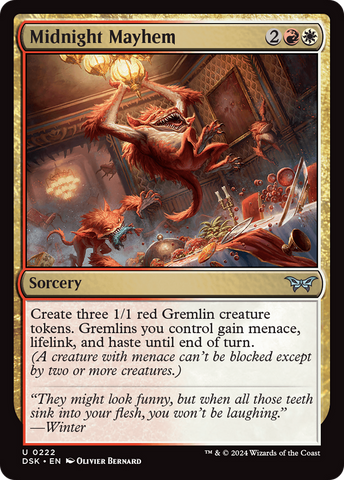 {@C} Midnight Mayhem [Duskmourn: House of Horror][DSK 222]