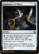 {C} Implement of Malice [Mystery Booster][LS AER 159]