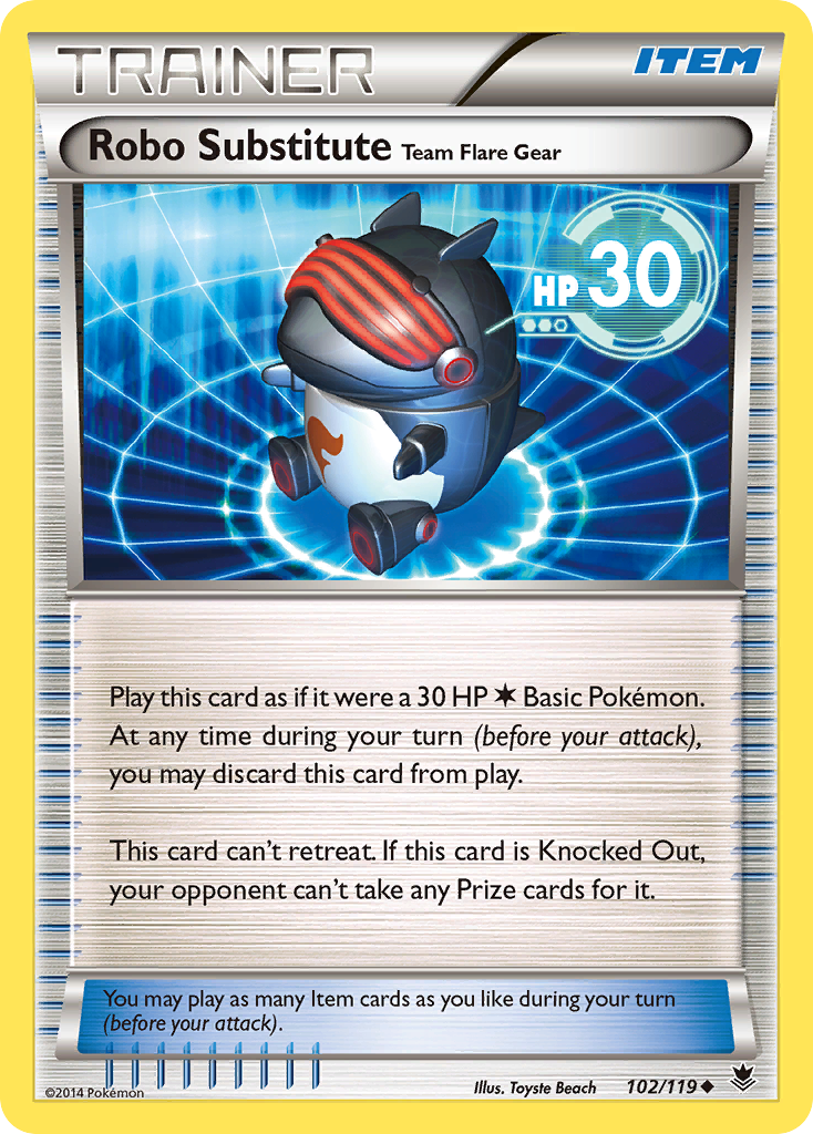 [PKM] Robo Substitute Team Flare Gear (102/119) [XY: Phantom Forces]