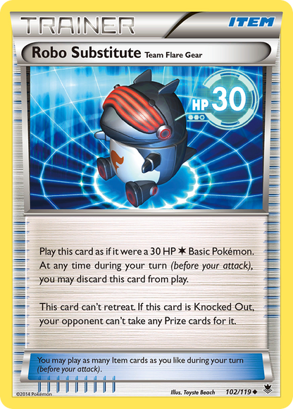 [PKM] Robo Substitute Team Flare Gear (102/119) [XY: Phantom Forces]