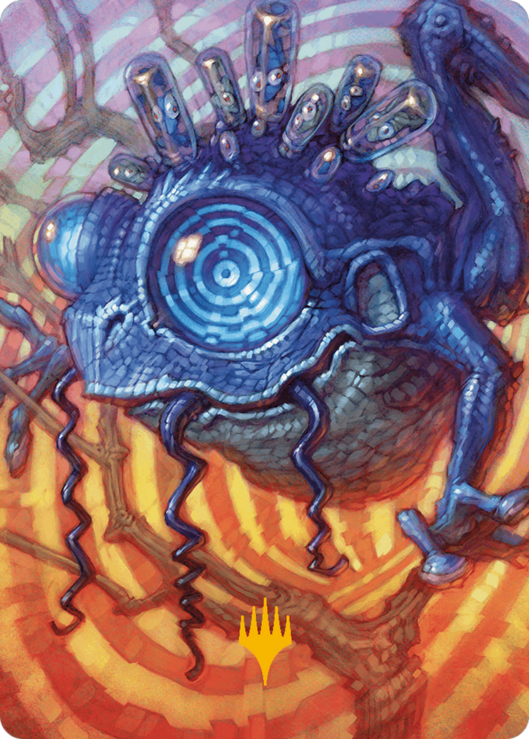 {A} Psychic Frog Art Card (Gold-Stamped Planeswalker Symbol) [Modern Horizons 3 Art Series][GS AMH3 041]