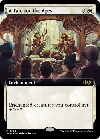 {@R} A Tale for the Ages (Extended Art) [Wilds of Eldraine][WOE 328]