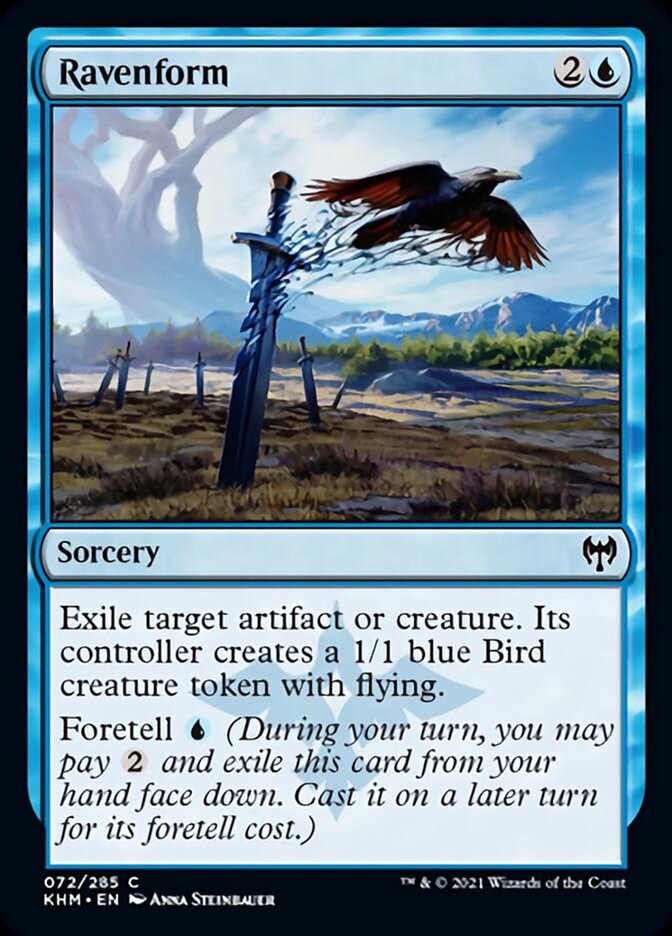 {C} Ravenform [Kaldheim][KHM 072]