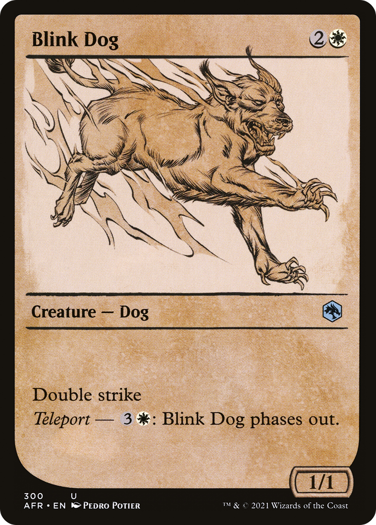 {C} Blink Dog (Showcase) [Dungeons & Dragons: Adventures in the Forgotten Realms][AFR 300]
