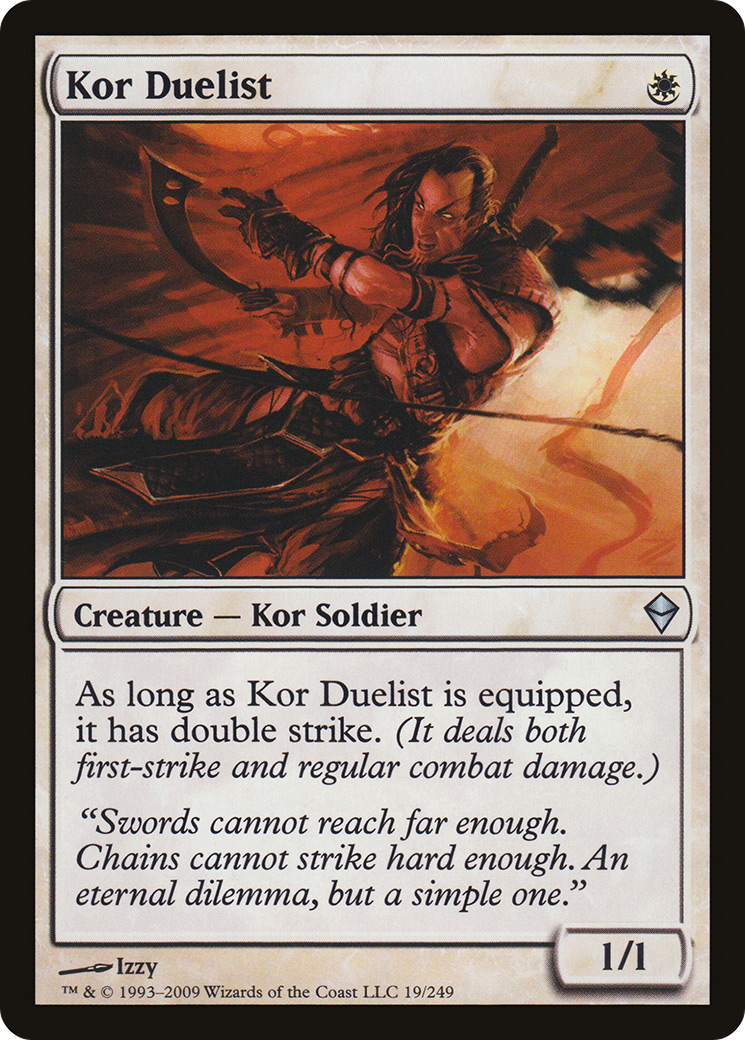 {C} Kor Duelist [Zendikar][ZEN 019]
