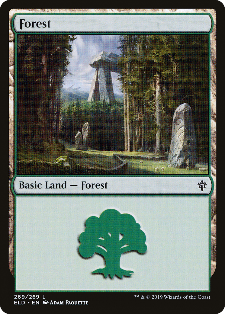 {B}[ELD 269] Forest (269) [Throne of Eldraine]