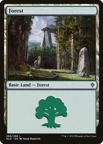 {B}[ELD 269] Forest (269) [Throne of Eldraine]