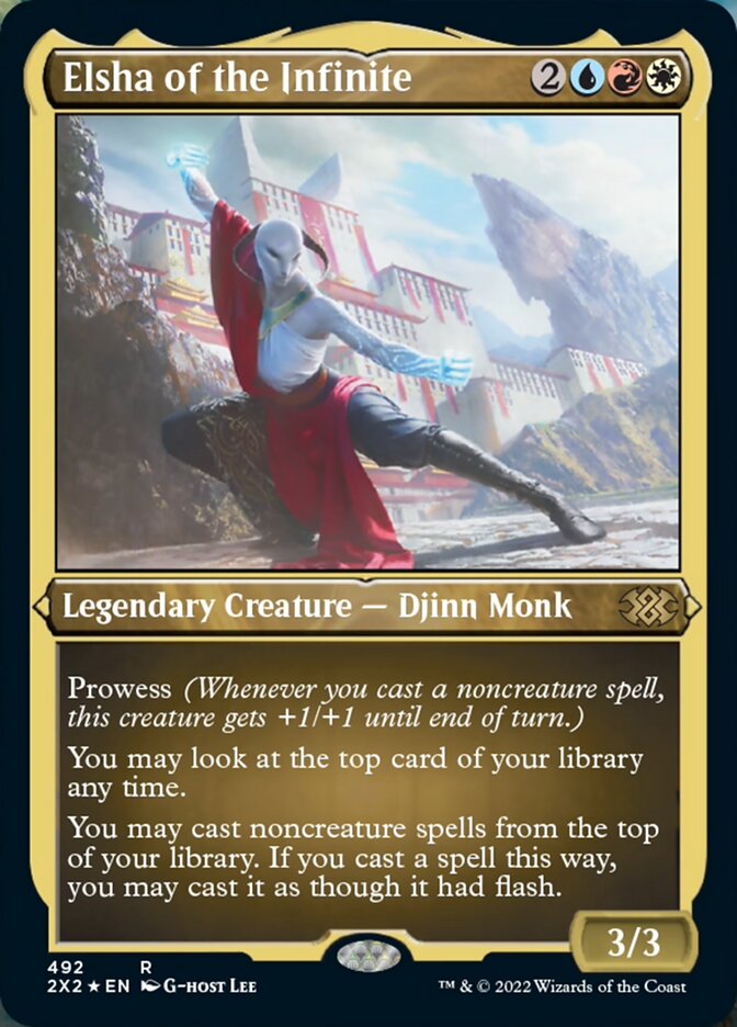 {R} Elsha of the Infinite (Foil Etched) [Double Masters 2022][2X2 492]