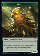 {T} Ooze (026) // Treasure (015) Double-sided Token [Streets of New Capenna Commander Tokens][TNCC 026]