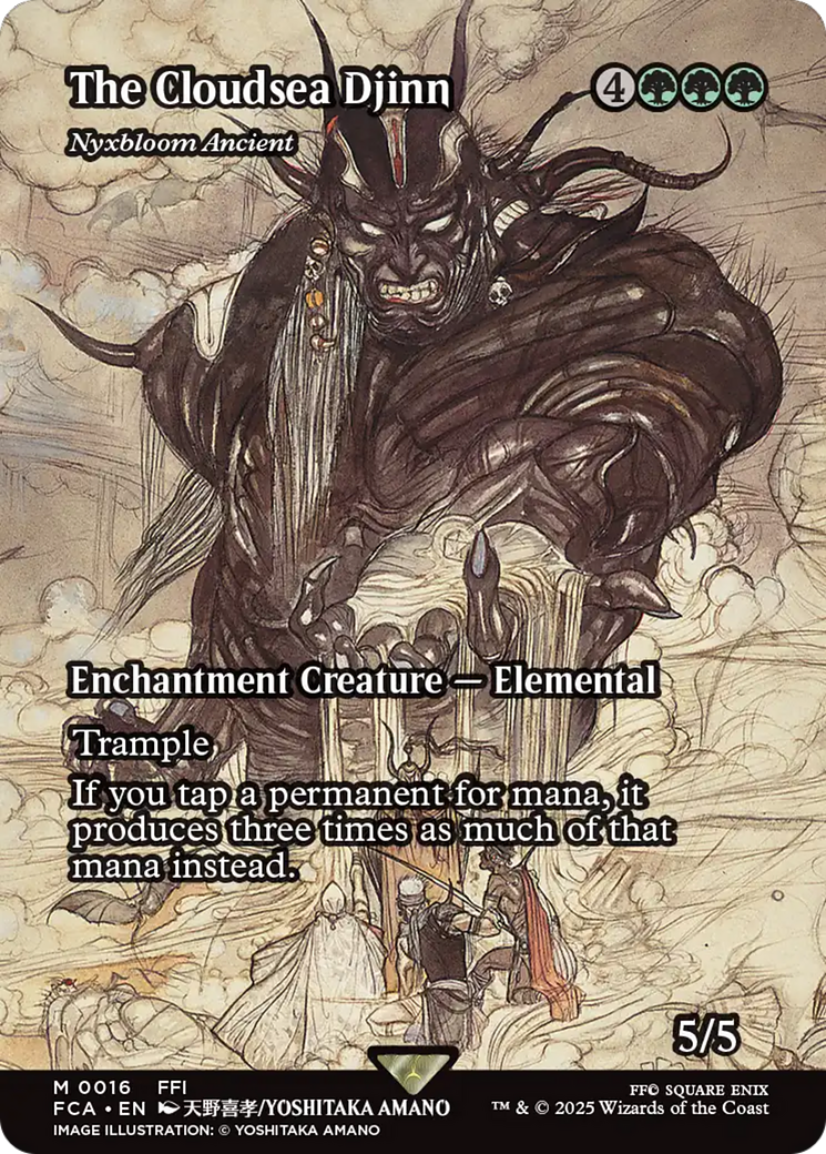 {R} The Cloudsea Djinn - Nyxbloom Ancient (Showcase) [FINAL FANTASY : Through the Ages][FCA 016]