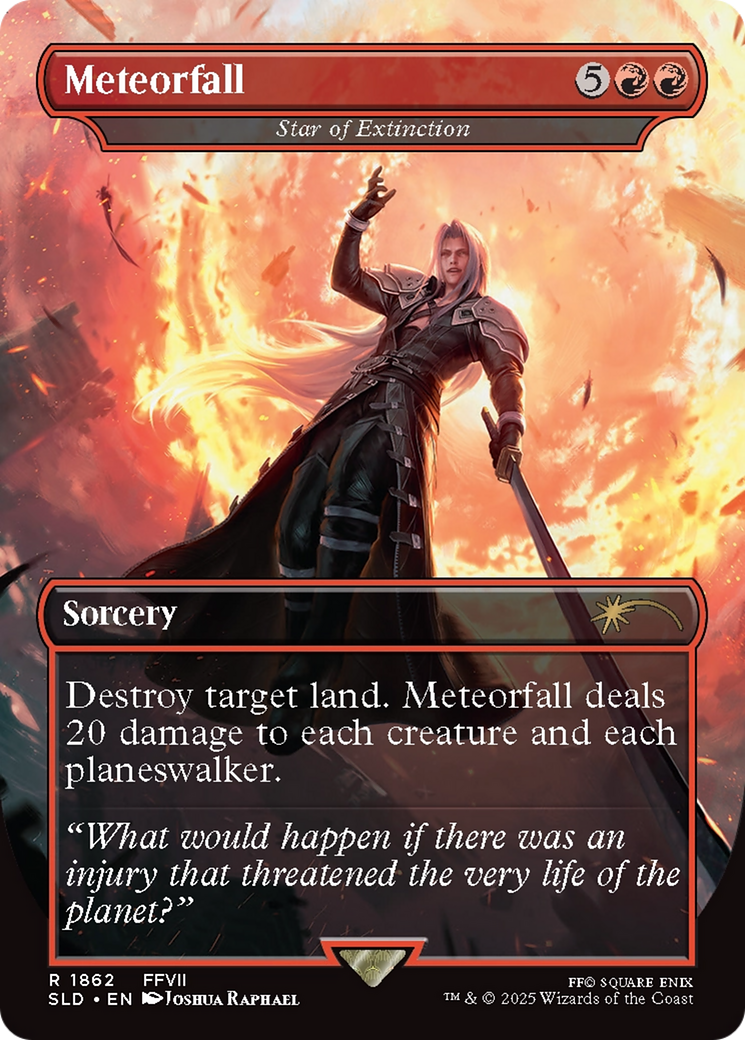 Star of Extinction [SLD-1862]  (Borderless) Foil