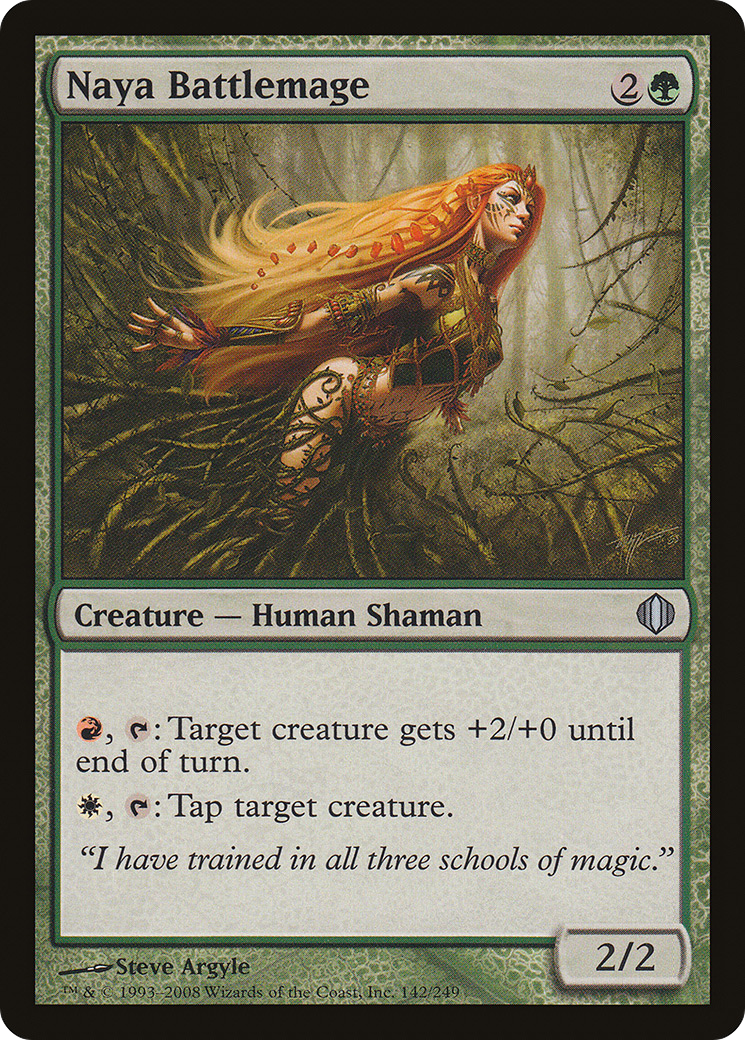 {C} Naya Battlemage [Shards of Alara][ALA 142]
