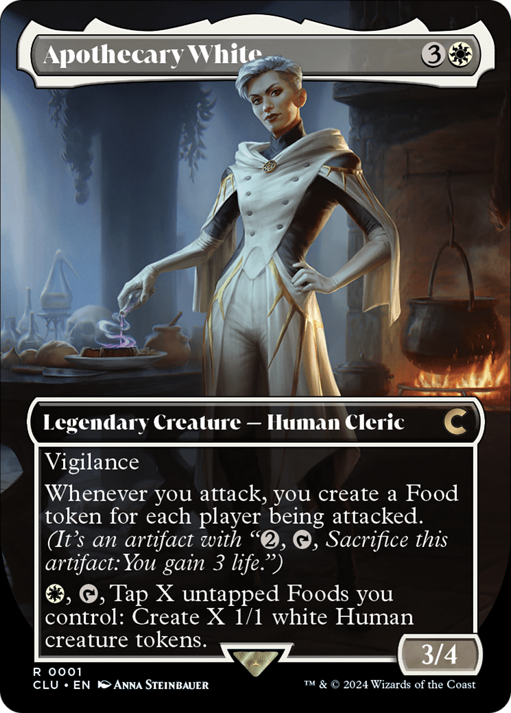 {R} Apothecary White (Borderless) [Ravnica: Clue Edition][CLU 001]