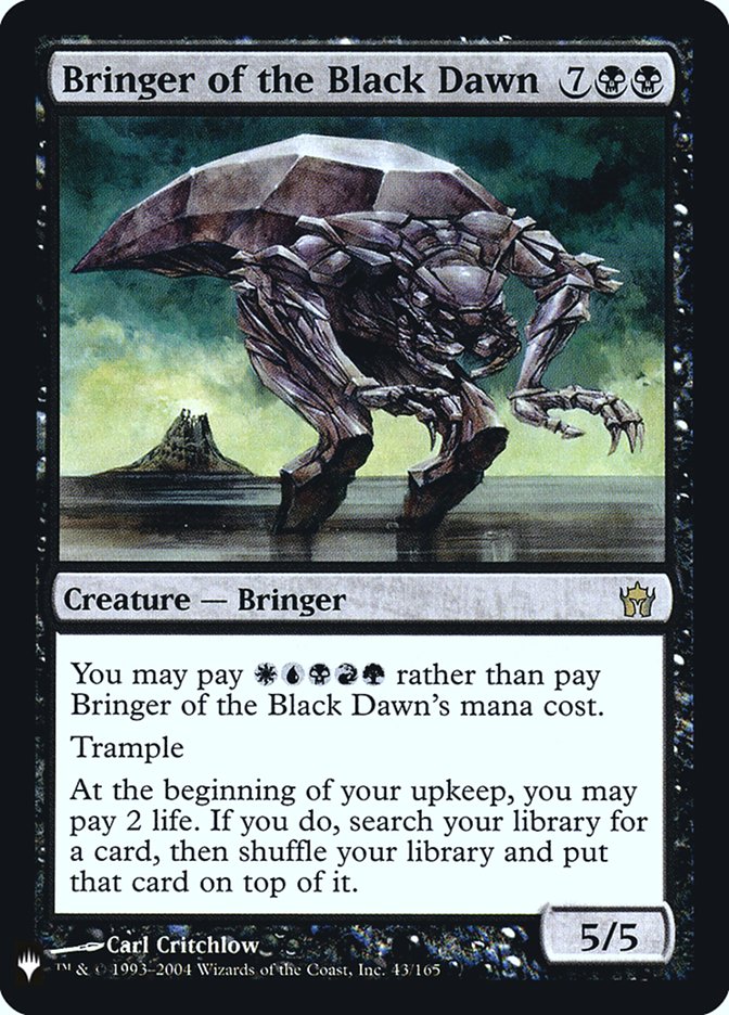 {R} Bringer of the Black Dawn [Mystery Booster][MB1 5DN 043]