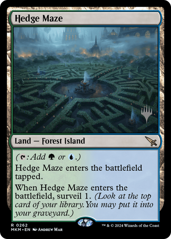 {R} Hedge Maze (Promo Pack) [Murders at Karlov Manor Promos][PP MKM 262]
