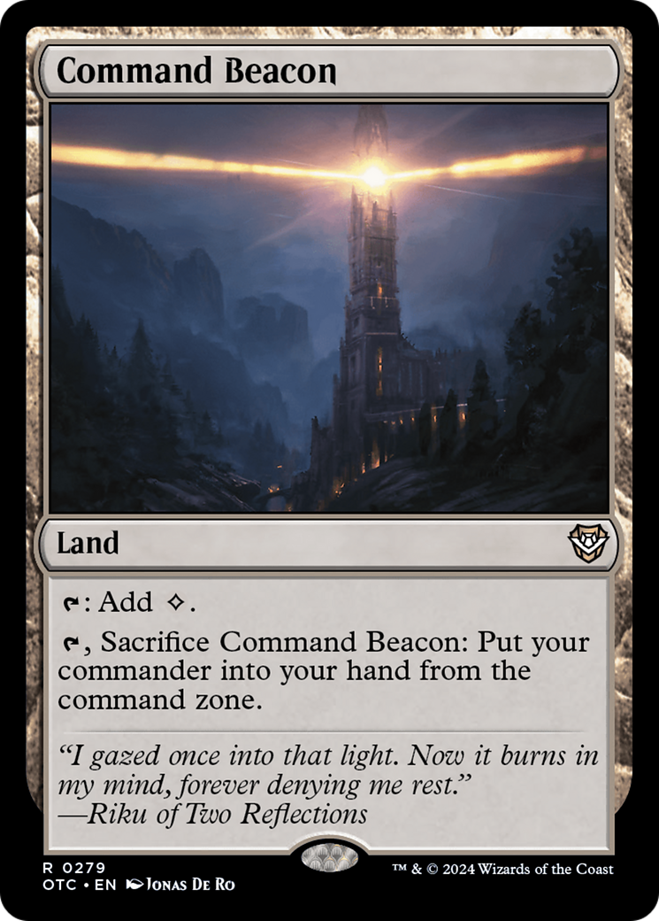{R} Command Beacon [Outlaws of Thunder Junction Commander][OTC 279]